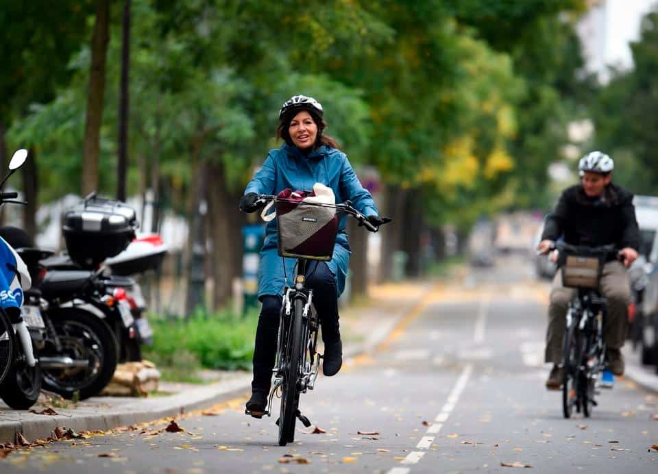 plan velo, paris 100% cycle path in 4 years