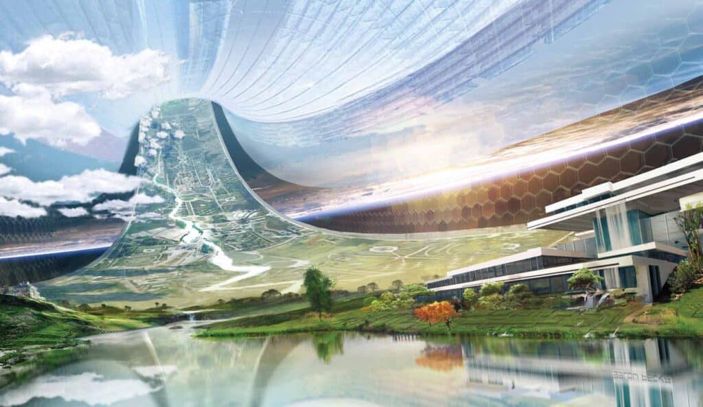 ベゾスは宇宙移民を予見している