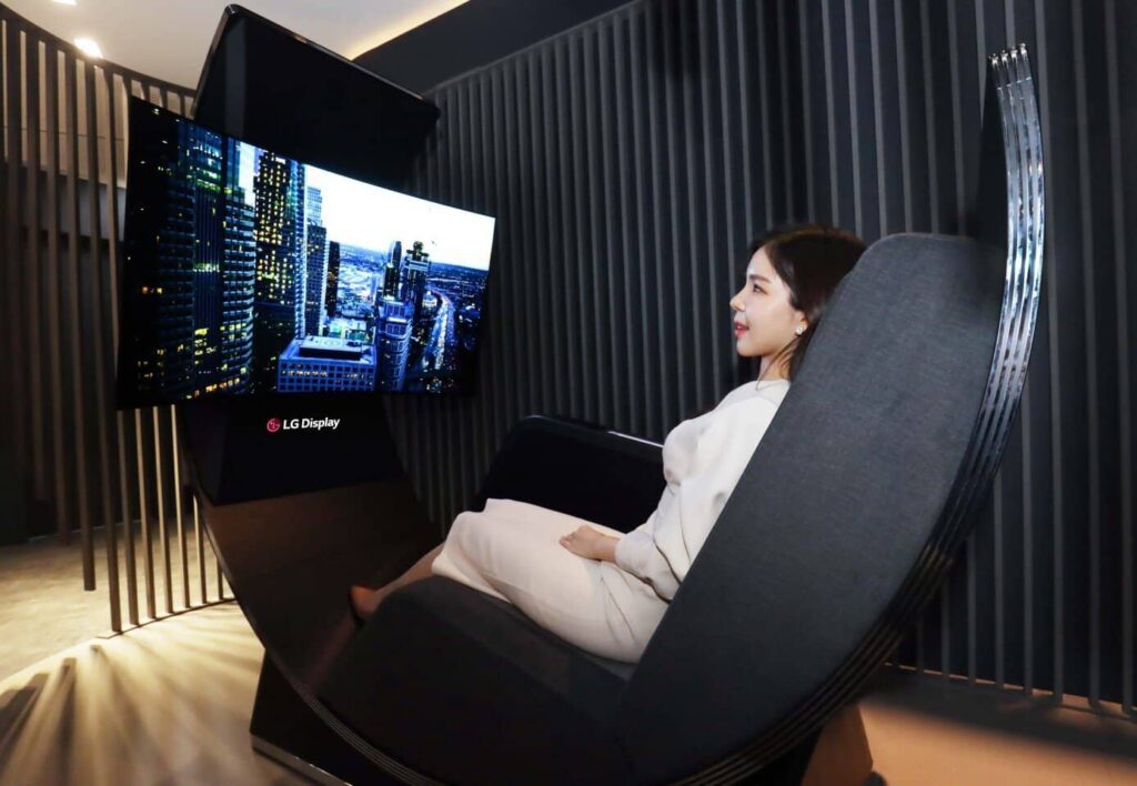 curved oled display