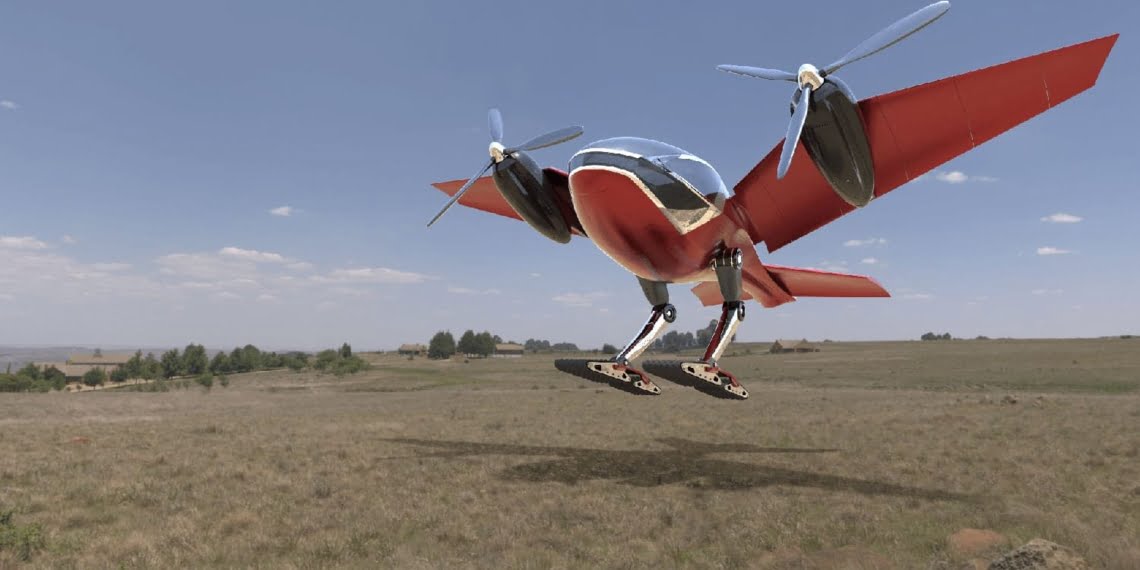 máquina voadora de biomimética macrobat