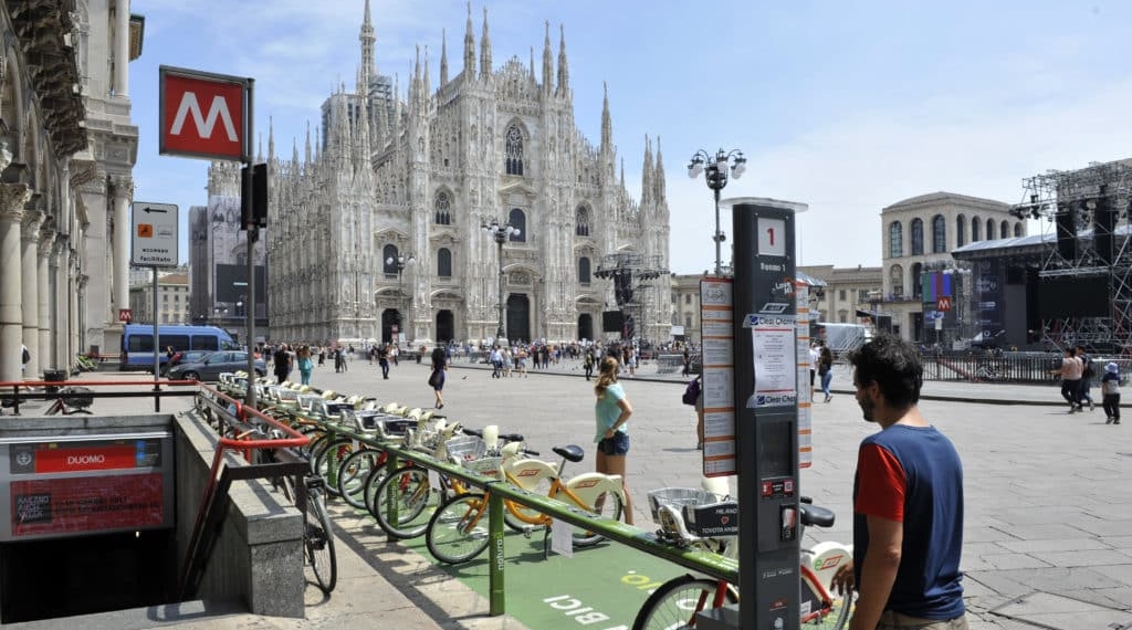 Милан велосипедная дорожка