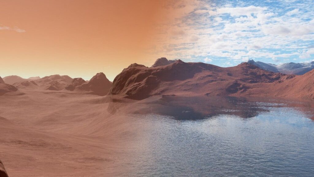 water on mars