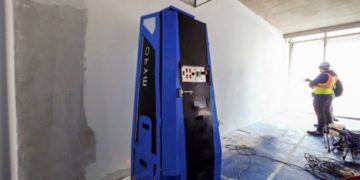 Di solito, una singola unità appartamento richiede fino a 4 giorni uomo di verniciatura manuale. MYRO può verniciarla automaticamente in 4 ore.