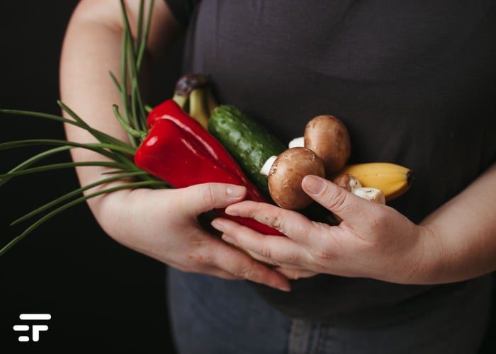kein rotes Fleisch und Milchprodukte