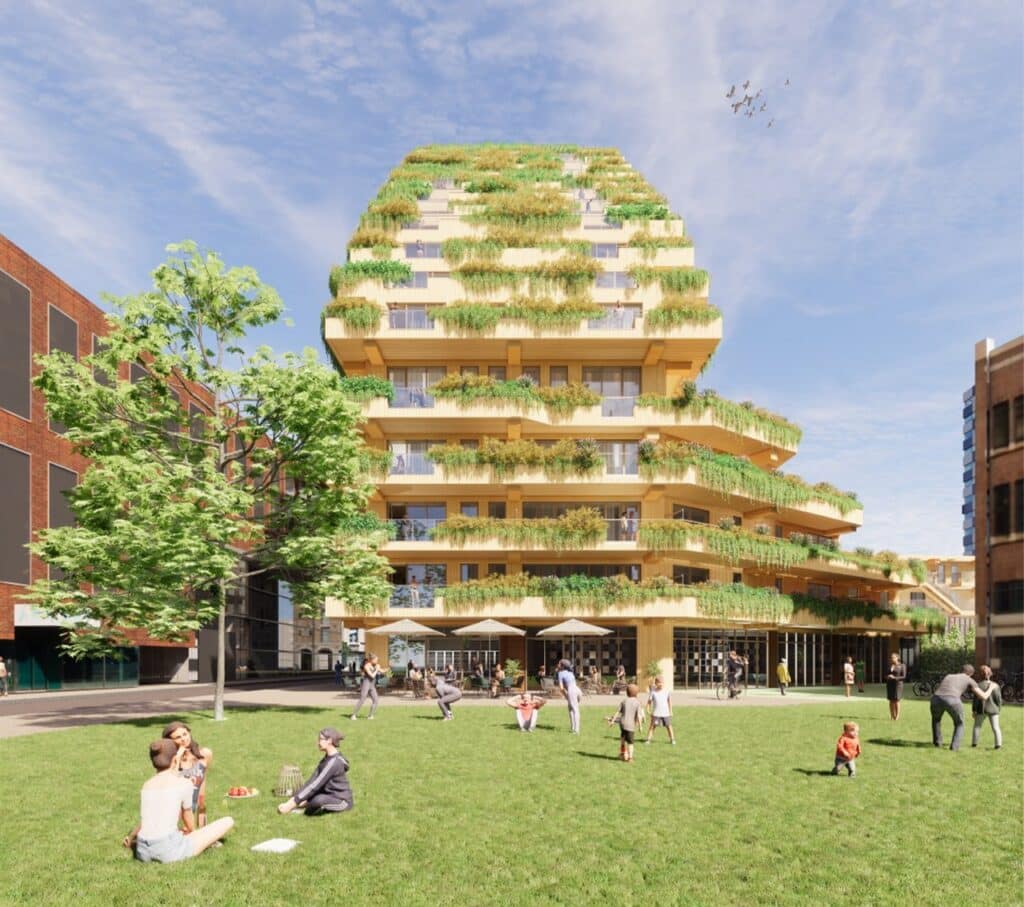 condominio de madera