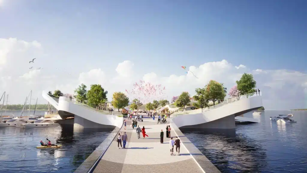 Schwimmender Park Seoul