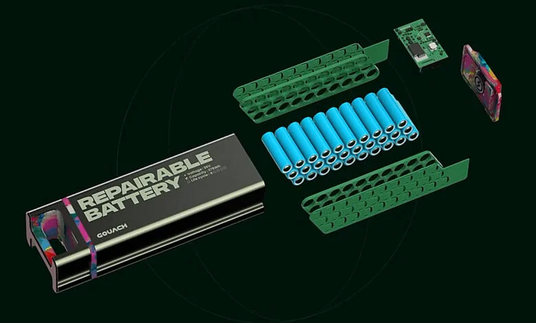 repairable electric batteries