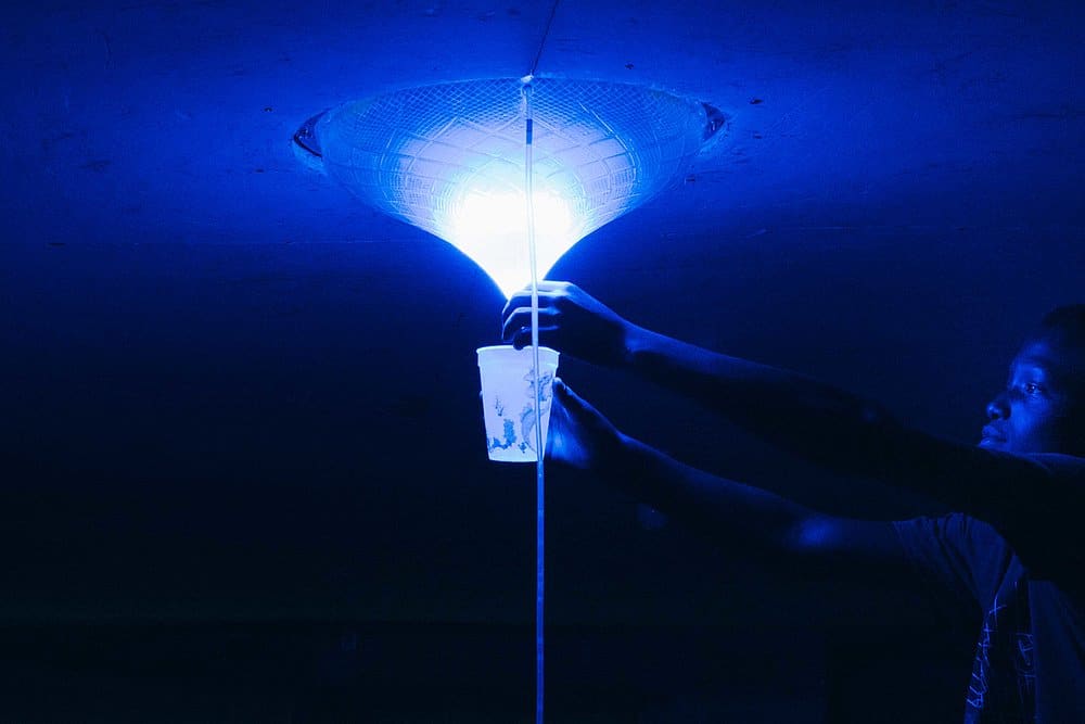 Desalinating chandelier