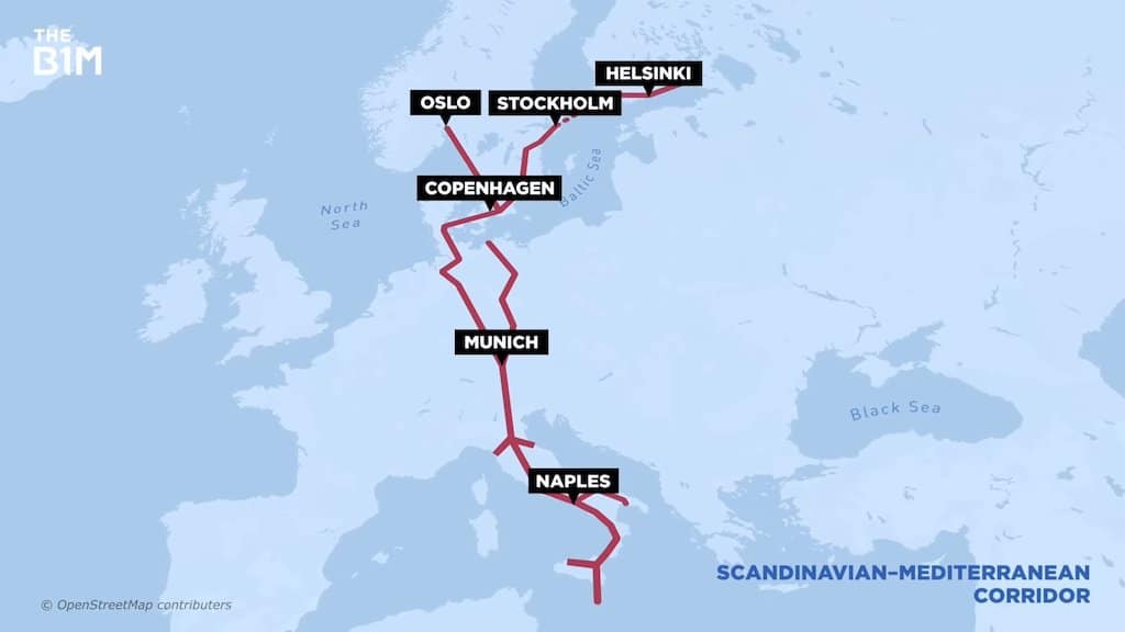 Mittelmeer-Skandinavien-Korridor-Tunnel
