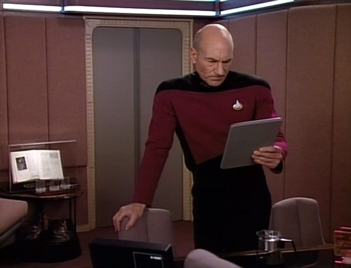 futuristische Innovationen - Tablet von Star Trek