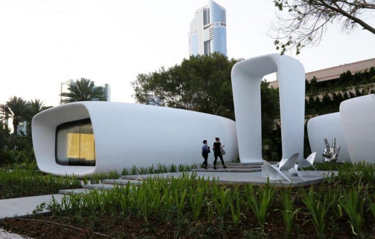 dubai edificio diga stampa 3D