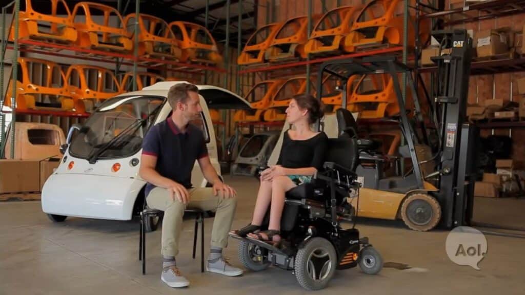istvan and stacy - kenguru wheelchair car