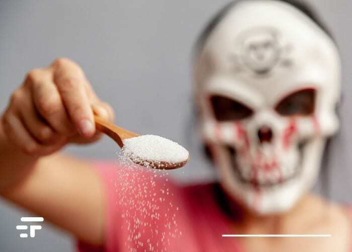 食べ物や飲み物に砂糖が多すぎる