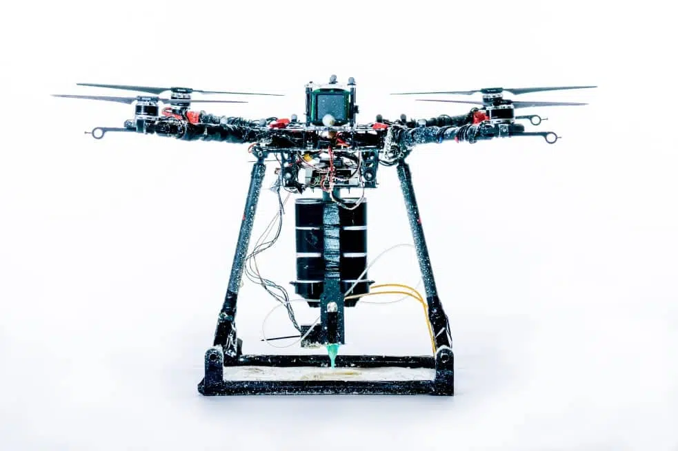 Construction site drones