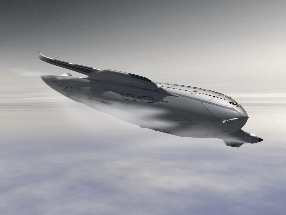 avión supersónico