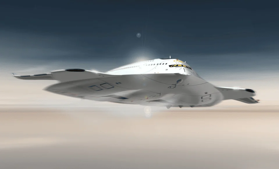 avión supersónico