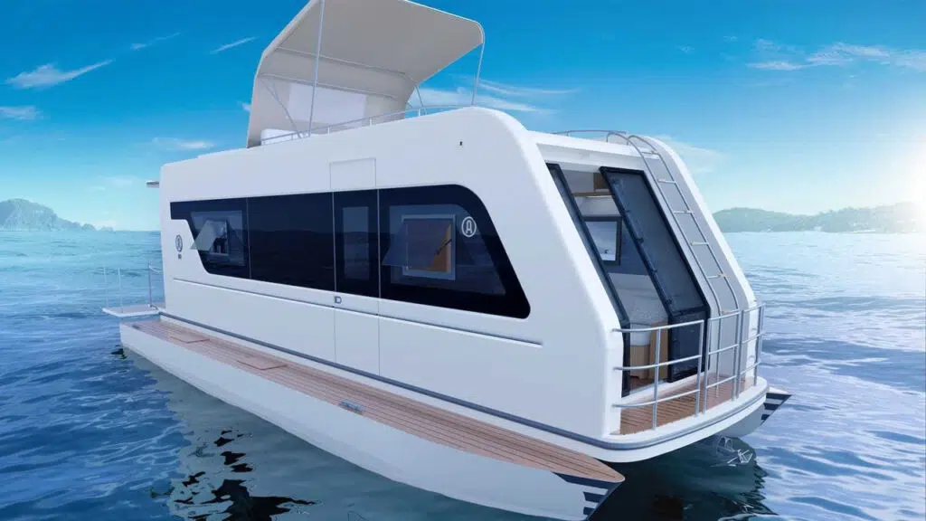 Caracat 860 Doubles as a camper and an electric catamaran