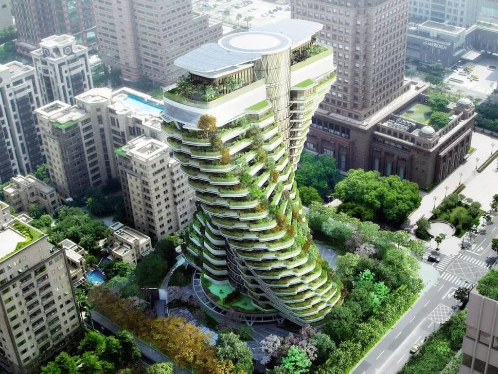Solarpunk-Megastrukturen