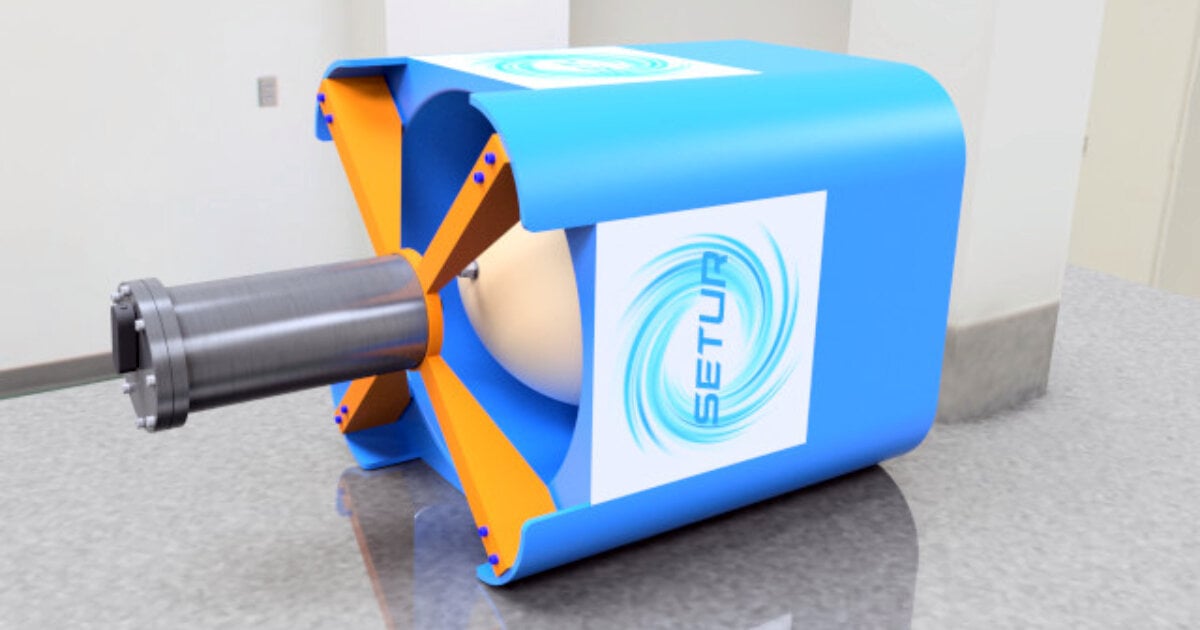 SETUR, turbina idraulica stampata in 3D che fornisce energia senza pale
