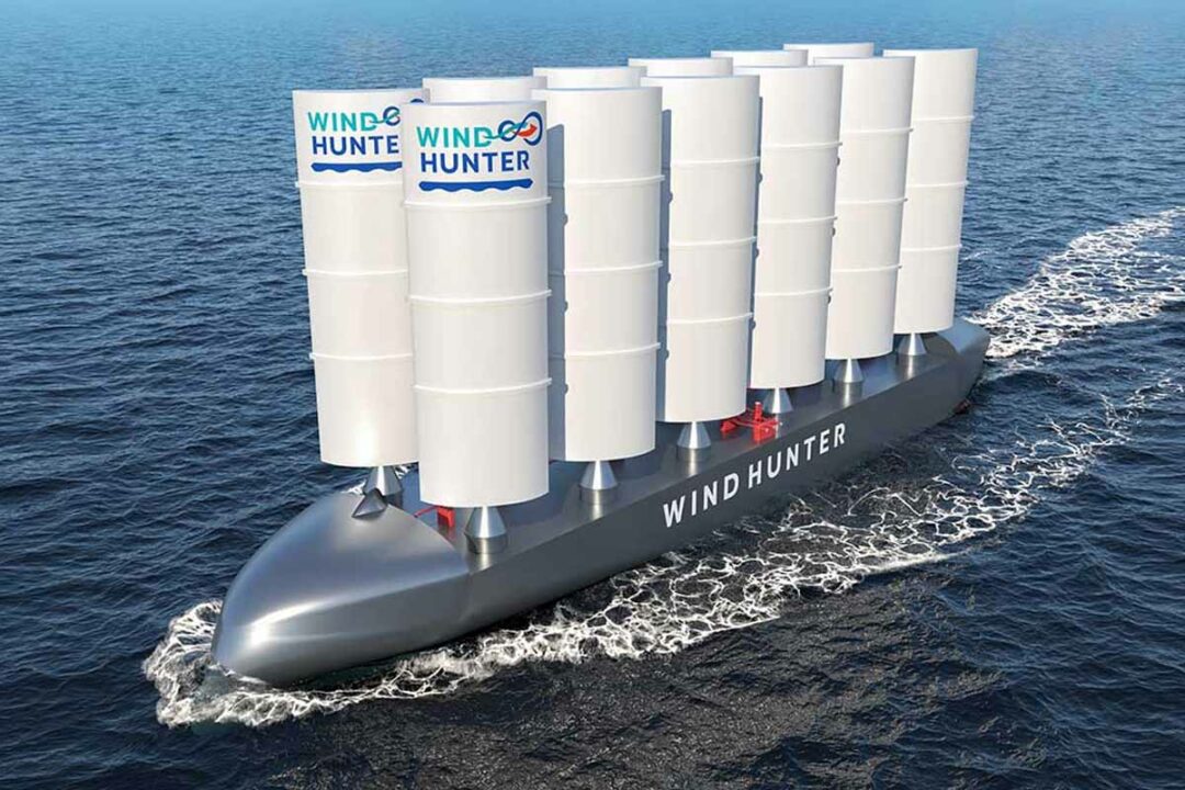 invenção inovação bateaux eolienne hidrogénio wind hunter 002 1080x720 1