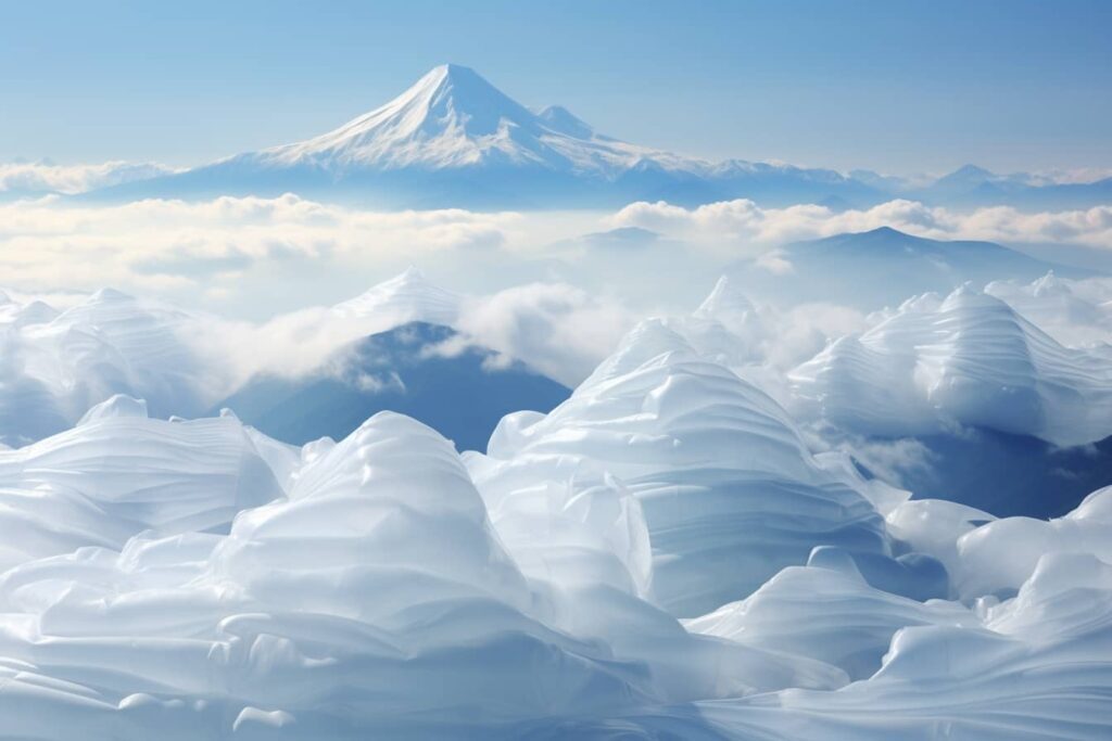 Microplastic clouds