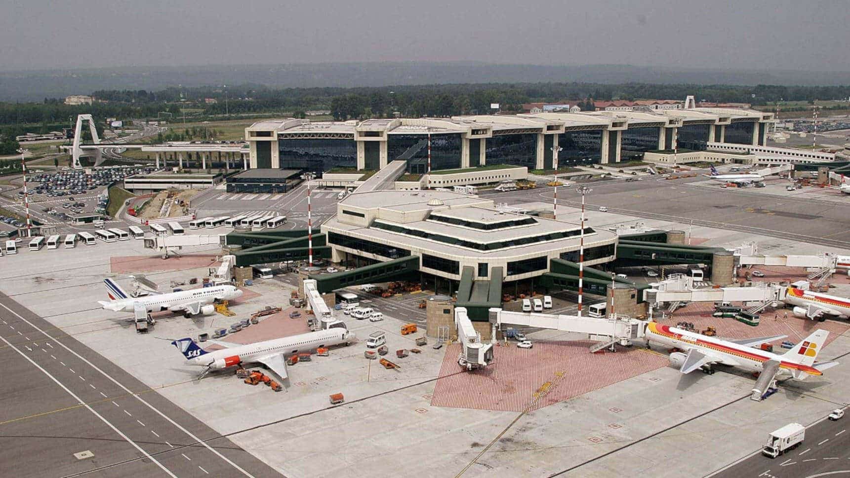 Imagen del aeropuerto de Malpensa