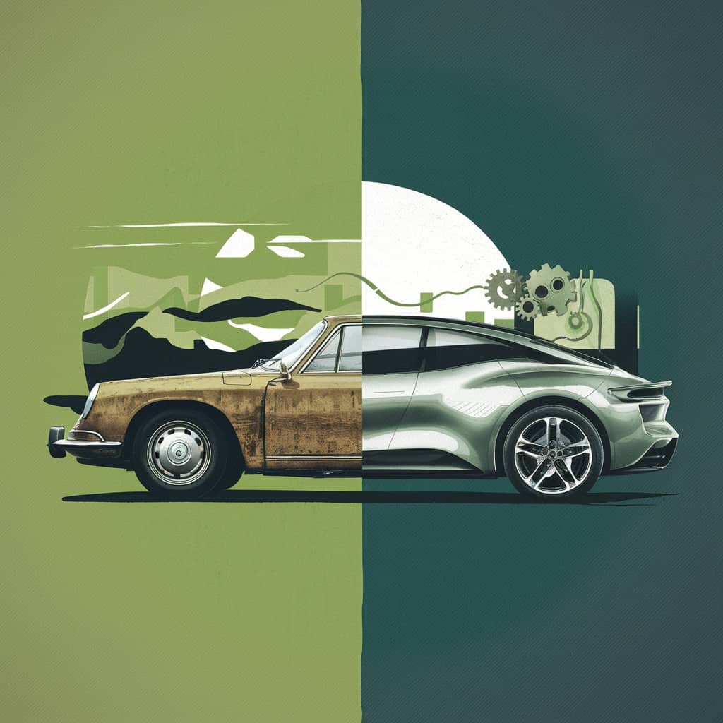 Auto elettrica, auto fossile