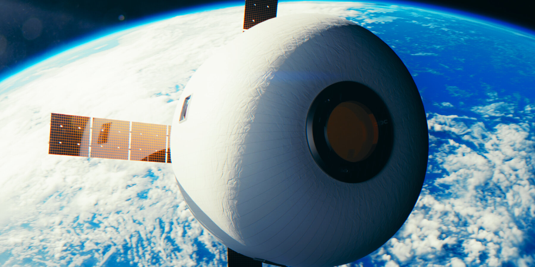 max space estaciones de hábitats espaciales inflables spaceX designboom