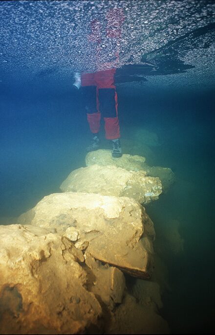 Submerged bridge