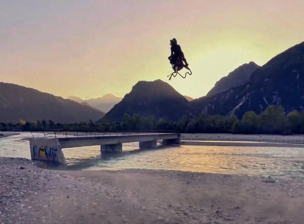 Flying bike