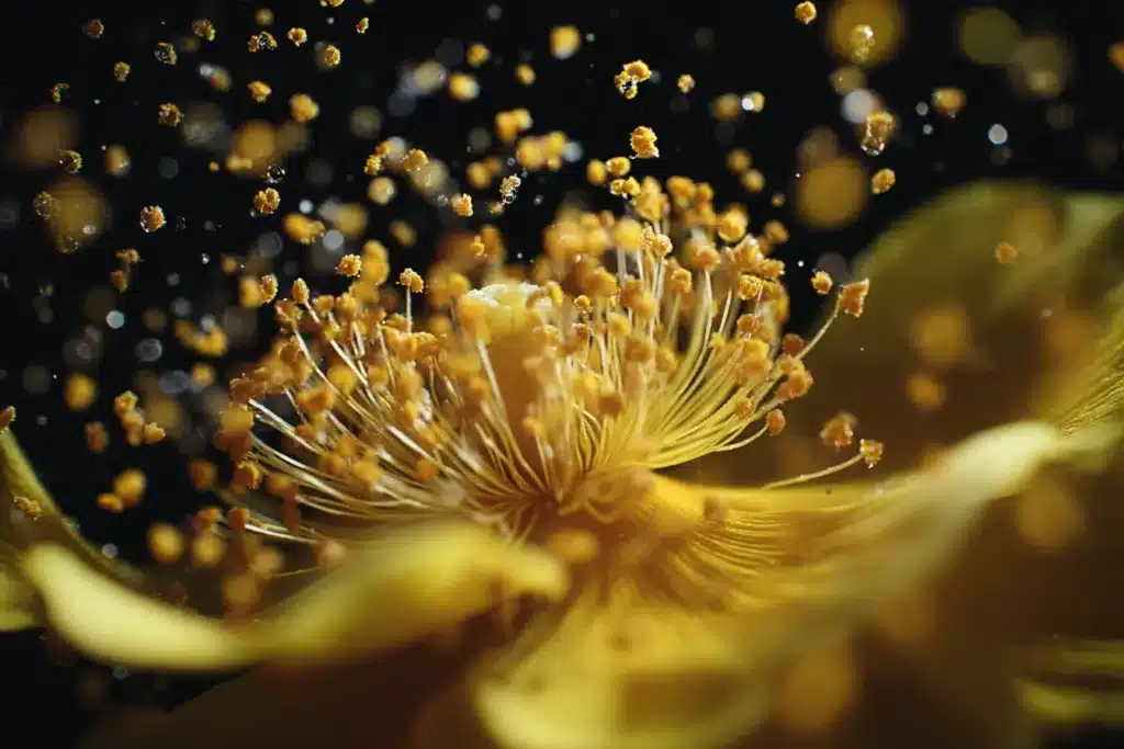 allergisch auf Pollen