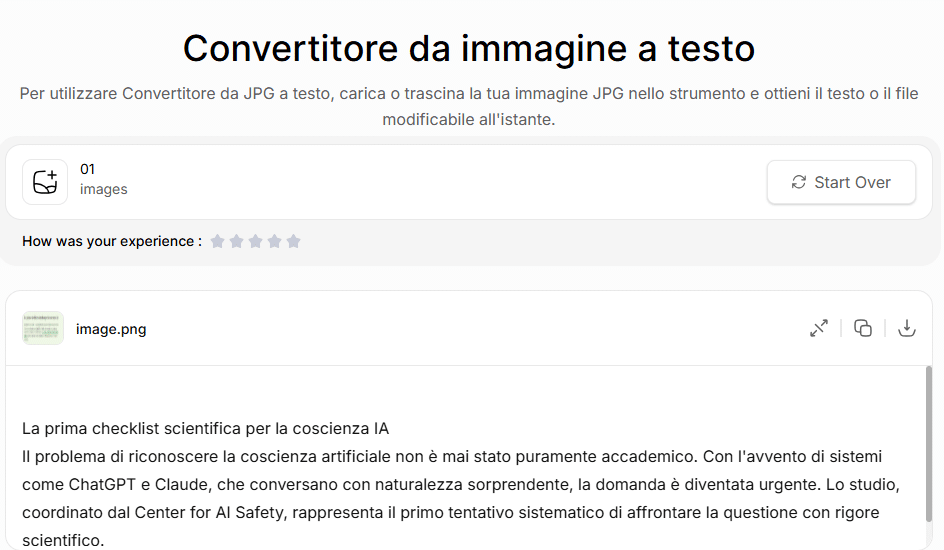 immagini in testo