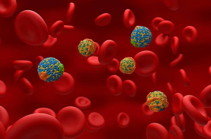 Cura colesterolo - provette con campioni di sangue per analisi lipidiche