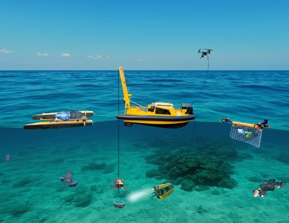 SeaClear robot autonomi pulizia fondali marini mediterraneo