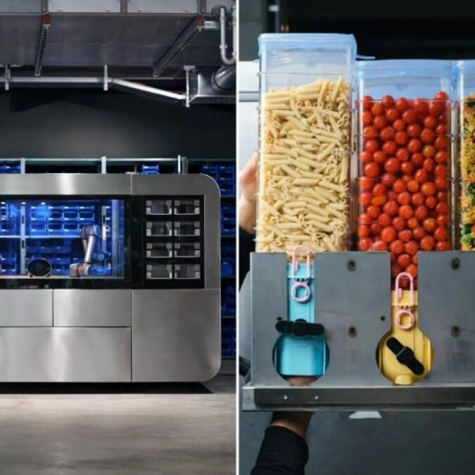 CA-1：AI搭載ロボットキッチン「CA-1」、調理、配膳、清掃まで自動で