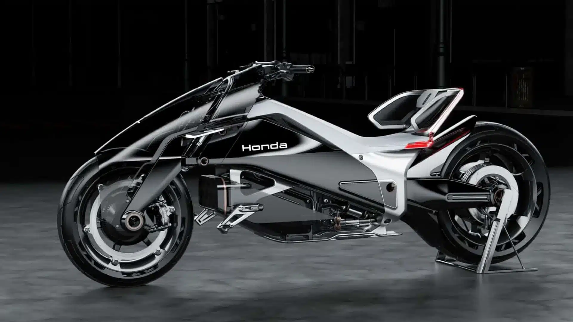 moto elettrica Honda concept design futuristico