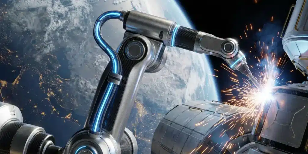 saldare robot saldatura spaziale ISPARK orbita terrestre