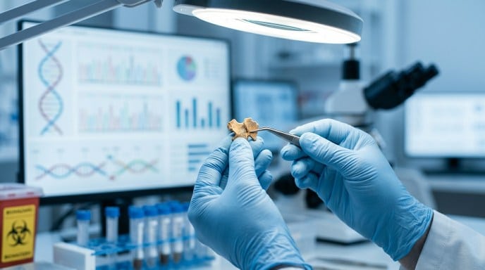 DNA antico analisi genetica laboratorio ossa antiche