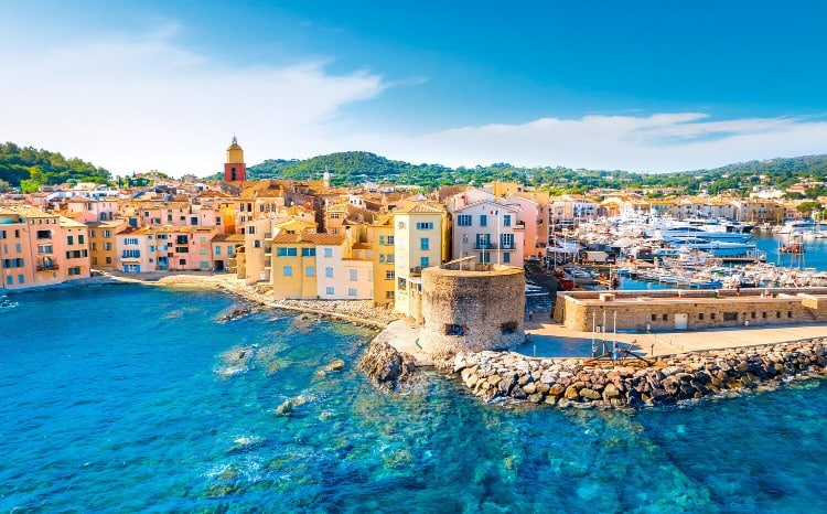 tsunami nel Mediterraneo costa Nizza veduta aerea spiagge