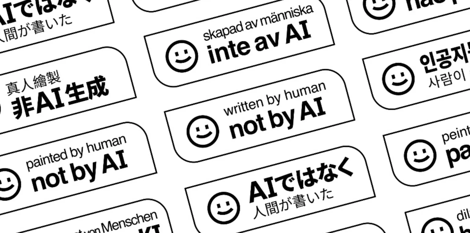 bollino AI free certificazione libri scritti da esseri umani