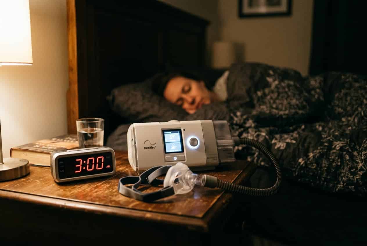 apnee notturne paziente maschera CPAP disturbi sonno