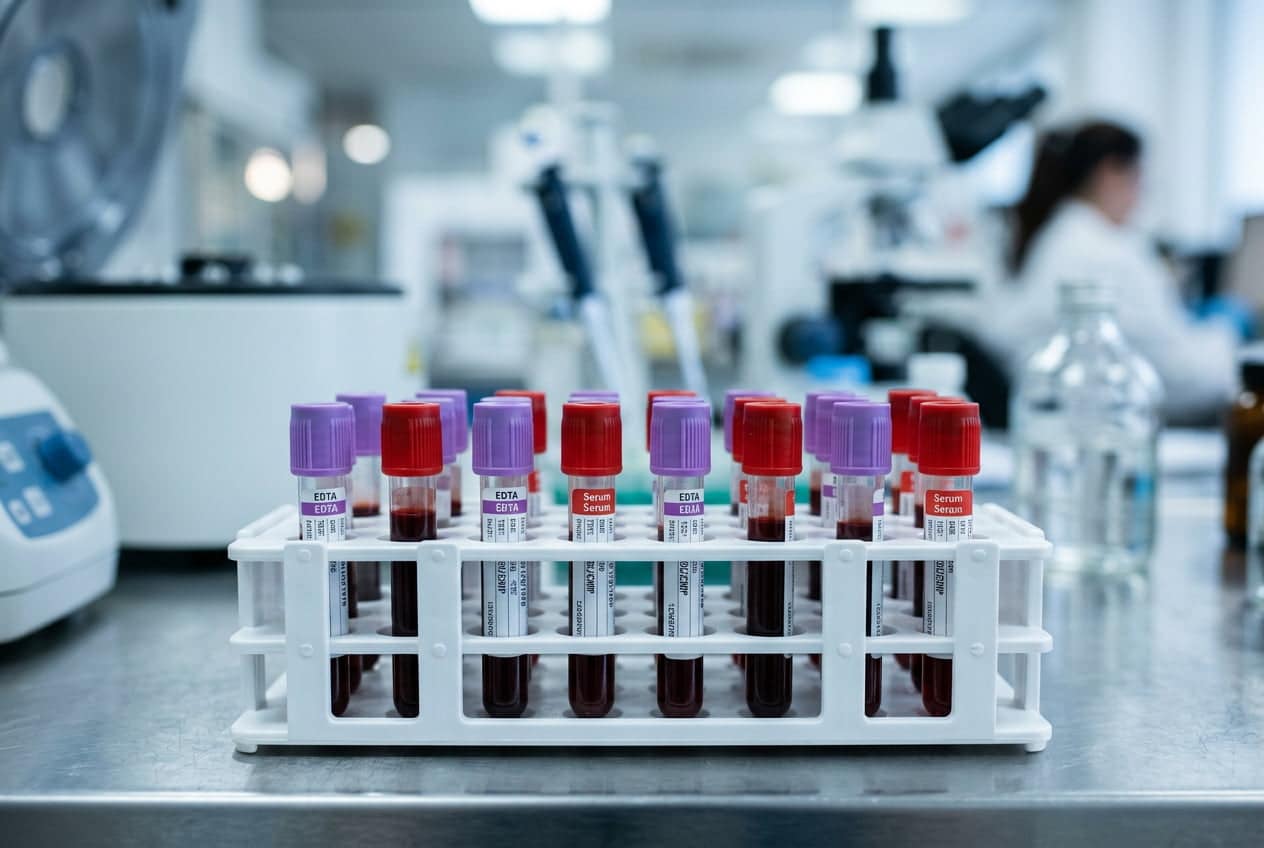 dieta vegana laboratorio analisi del sangue provette