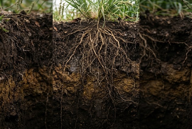 colture perenni radici profonde terreno agricolo fertile