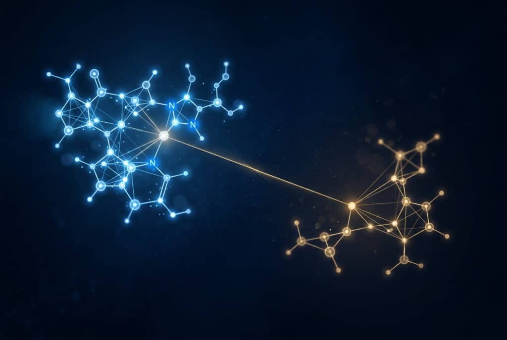Visualizzazione simbolica del legame genetico tra iperemesi gravidica e diabete tipo 2 attraverso l'ormone GLP-1"