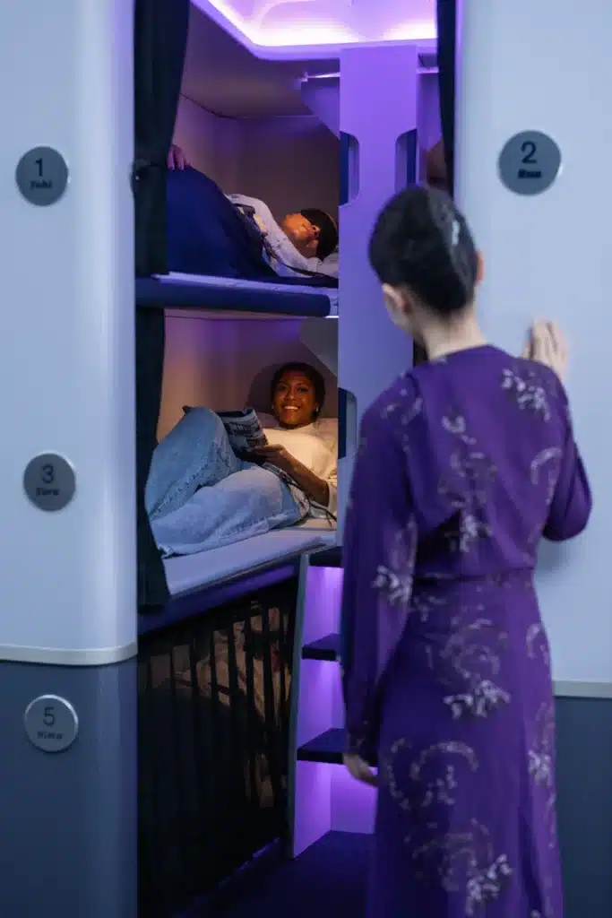 letti in aereo