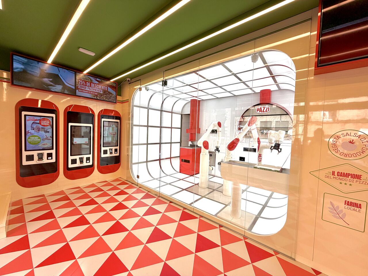 Aridaje: riapre a Madrid la pizzeria robotizzata che fallì a Parigi