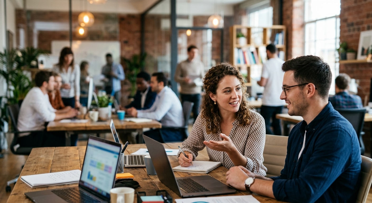 Growth hacking Contesto di un'agenzia di marketing, sfondi sfumati, niente testi