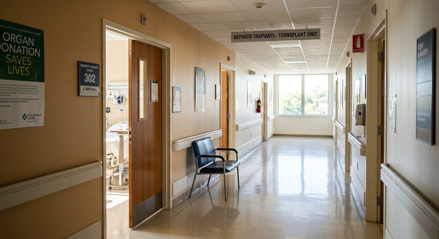 Rigetto Corridoio di un reparto trapianti