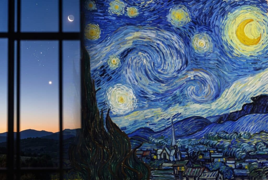 Notte stellata Van Gogh