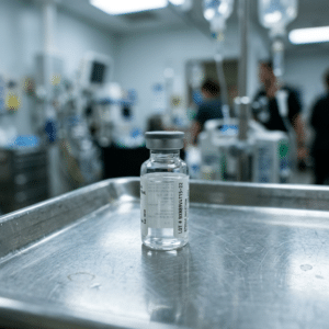 Una fiala, un codice, nessun nome commerciale: così arriva una prima volta in medicina.